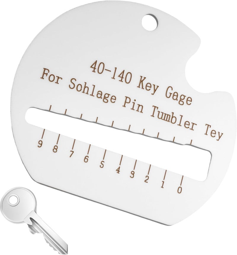 ETZ Store 40-104 Key Pin Gauge for Schlage, Professional Measuring Tool, Fit for All Schlage Keys, Accurate Pin Measurement - Image 1